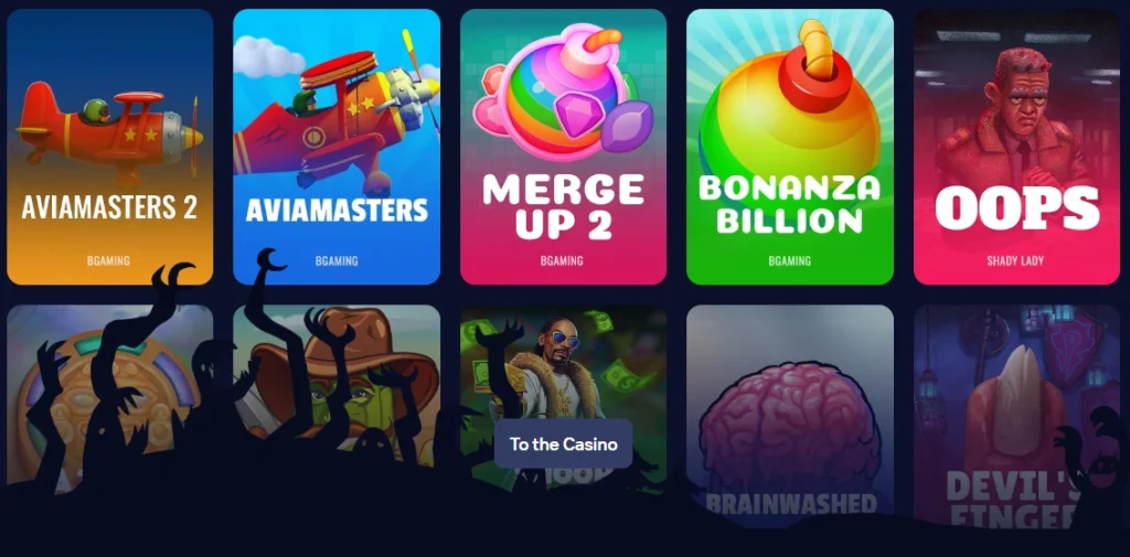 Smash Casino affiliate landing preview