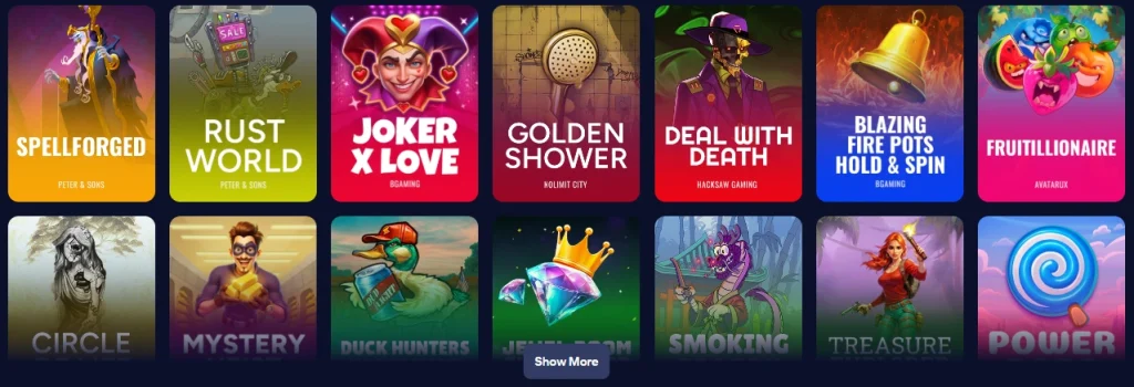 Smash Casino affiliate landing preview